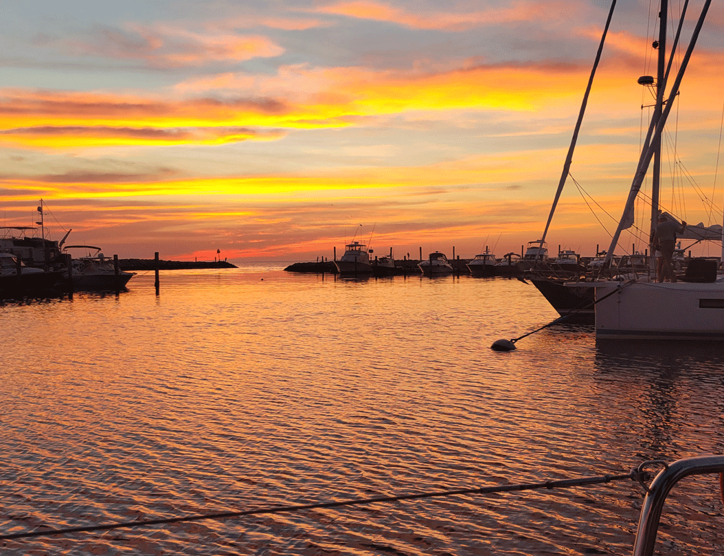 Sunset at Menemsha Harbor